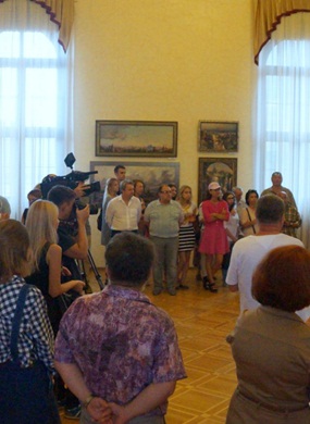 18 сентября состоялось открытие выставки художника Романа Ляпина в г. Сочи